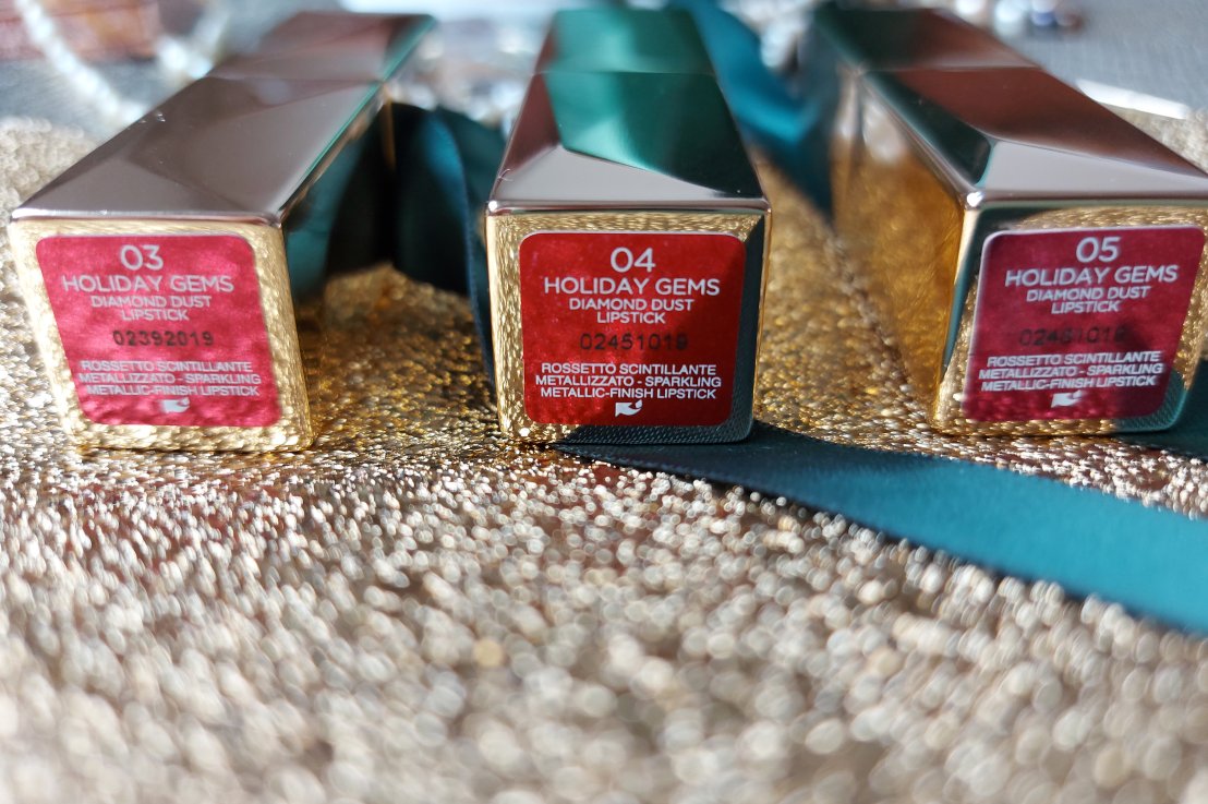 Kiko Milano Holiday Gems collection – The Diamond Dust Lipsticks